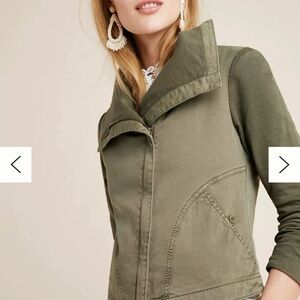 Marrakech from Anthropology Faravel moto zippered jacket size large